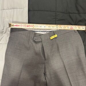 Saks Fifth Avenue Gray Pinstripe Trousers